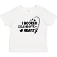 thumbnail image 3 of Inktastic I Hooked Grammy's Heart with Fishing Rod Boys or Girls Baby T-Shirt, 3 of 5