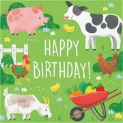 Farm Animals Napkins, 48 ct