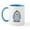 White/Blue Inside, variant on CafePress - Blue Easter Egg Penguin Mug - 11 oz Ceramic Mug - Novelty Coffee Tea Cup