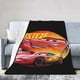 thumbnail image 1 of Mantas de felpa de Lightning McQueen para viajes, dormitorio, sala de estar, sofá, oficina, 1 of 8