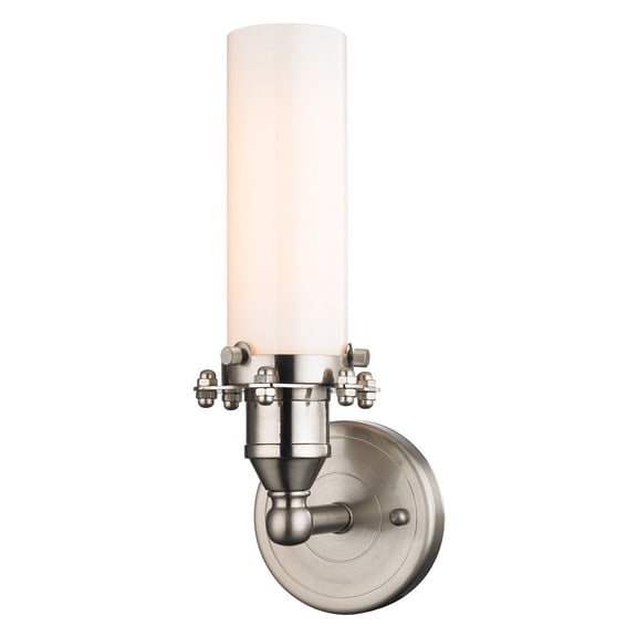 ELK Lighting Fulton 1 Light Wall Sconce Satin Nickel Finish