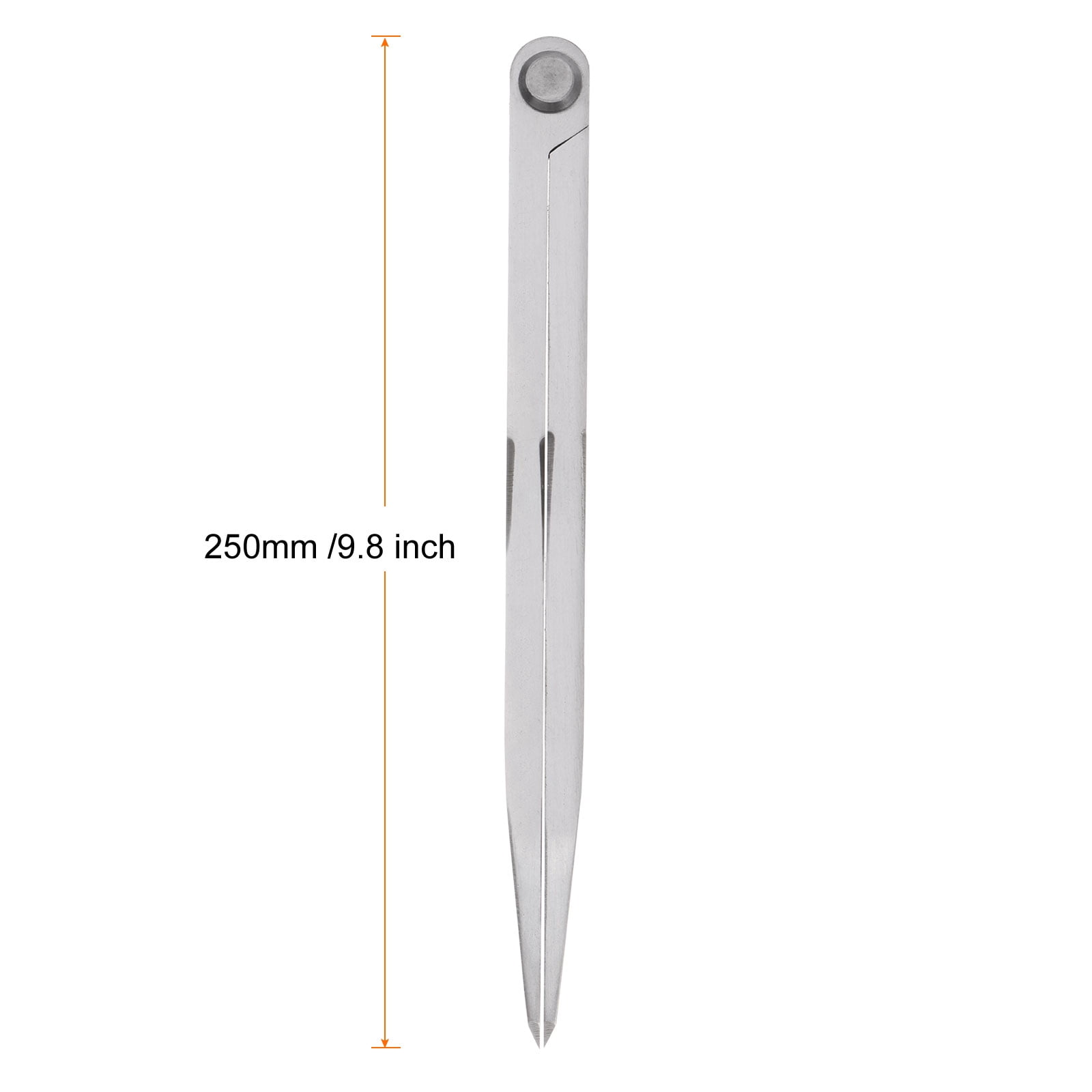 Uxcell Navigation Divider 10 Inch 250mm Adjustable Straight Pattern Divider Compass for Geometry Drawing