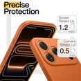 thumbnail image 5 of JETech Slim Fit Case for iPhone 17 Pro Max 6.9-Inch, Camera Lens Full Protection, Soft TPU Thin Protective Phone Cover with Matte Finish (Orange), 5 of 6