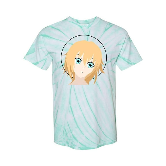 Woman With Star Eyes Tie Dye Cyclone Men -SPIdeals Designs, Male XX-Large