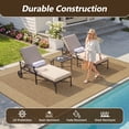 thumbnail image 5 of SIXHOME Outdoor Rugs 8'x10' Patio Rug Geometric Bordered Indoor Outdoor Rugs Polypropylene Washable Non Shedding, Easy Clean, Waterproof, Durable Outdoor Carpet for Porch Balcony Deck Neutral Brown, 5 of 8