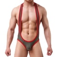 thumbnail image 1 of Calzones Para Hombre, Ropa Interior De Cuero Y Algodón De Malla Suave Para Hombre, Ropa Interior De Algodón Transpirable., 1 of 4