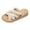 Beige, variant on Women Espadrilles Platforms Sandals Wedge Canvas Open Toe Slippers Vintage Heel Solid Color on Summer Dress Comfortable Trendy Breathable Non Vacation Walking Shoes