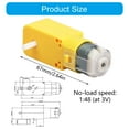 thumbnail image 3 of 4Pcs 3V Double Shaft Geared Motor Gearmotor Intelligent Car Chassis Four Drives Motor for Intelligent Car Robot, 3 of 9