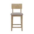 thumbnail image 2 of Linon Jordan 25" Mid Back Indoor Wood Counter Stool, Graywash/Gray, 2 of 9