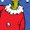HEATHER ROYAL BLUE, variant on Dr. Seuss - The Grinch My Presence Is Your Present - Women's Lightweight French Terry Long Sleeve Shirt