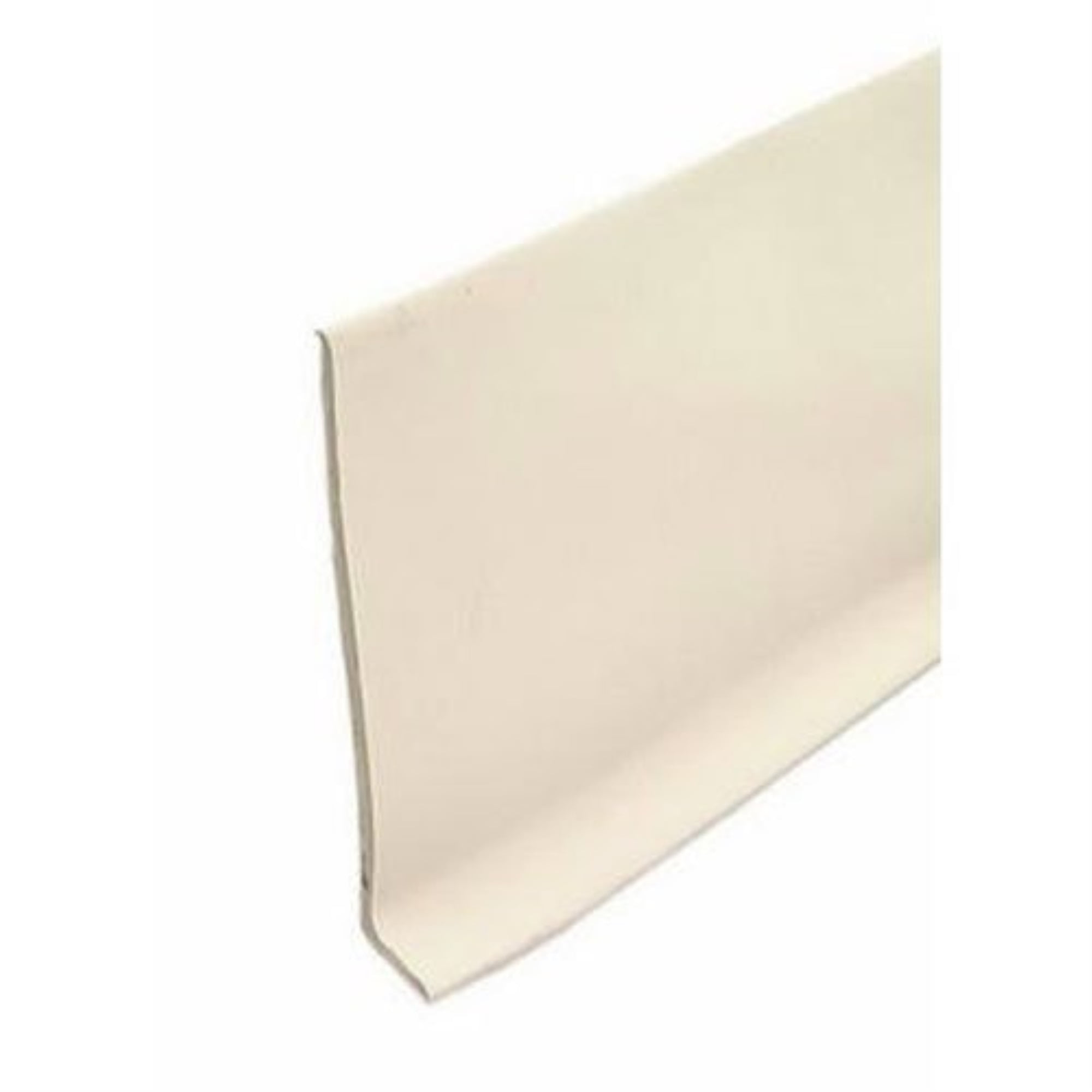 5011804 WALLBASE SELFSTCK4''X4'AL M-D 4 in. H X 1/2 in. L Prefinished Almond Vinyl Wall Base (Pack of 18)