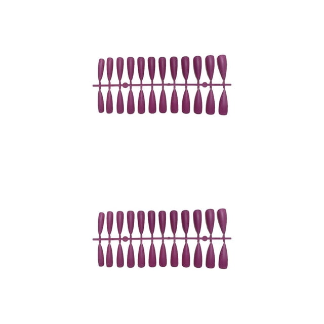 Vogacara Tabletas para mejorar las uñas Diseño elegante de puntos Textura esmerilada Textura esmerilada Usable Uña falsa Puntas de manicura Type7 NO7 Vogacara CBP456183