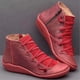 thumbnail image 2 of Zapatos casuales con tiras cruzadas de color sólido y boca baja de otoño, zapatos de mujer de cabeza redonda, 2 of 5