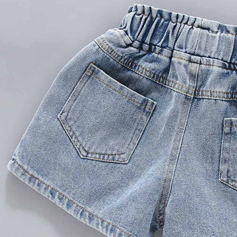 QUYUON Big Girls Active Shorts Shorts for Teen Girls Girls Shorts for Summer Dressy Big Girls Sport Shorts Jean Shorts Pants Style S 788 High Waisted Shorts Female Girls Denim Shorts Blue 8 9