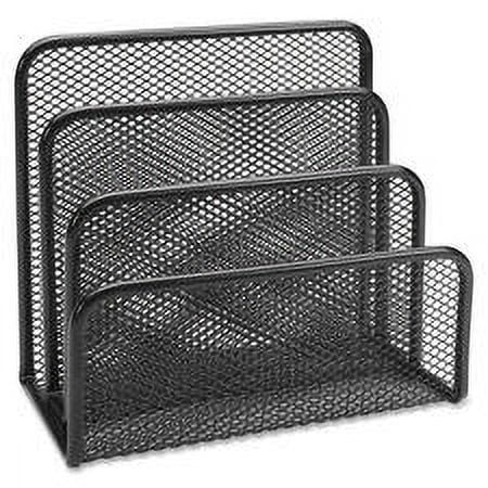 Lorell Mesh Vertical Desktop File Sorter - 4 Divider(s) - 5.6 Lorell Mesh Vertical Desktop File Sorter - 4 Divider(s) - 5.6