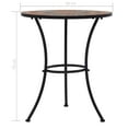 thumbnail image 4 of vidaXL Mosaic Bistro Table Orange/Grey 60cm Ceramic, 4 of 5