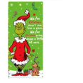 thumbnail image 1 of 0,9*1,8 M cubierta de puerta navideña múltiple fondo tela Banner decoración de escena de fiesta de Navidad, 1 of 5