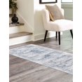 thumbnail image 3 of Rugs.com Finsbury Collection Rug – 2' x 9' 10 Runner Blue Medium Rug Perfect For Living Rooms, Large Dining Rooms, Open Floorplans, 3 of 9