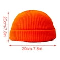 thumbnail image 3 of Bonnet Délicat Confortable Style Simple Couvre-Chef Ornement Accessoire de Vêtements Couleur Unie pour Décoration de Robe Orange, 3 of 6