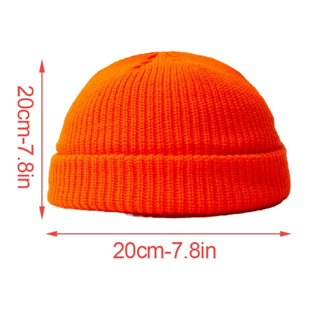 Knit Beanie Hat Exquisite Comfortable Simple Style Women Men