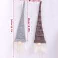 thumbnail image 4 of Toystoory Cubierta de botella de vino estilo nórdico Navidad Santa Claus tejido de felpa de comedor para el hogar botella de vino ropa decoración Kits de decoración para fiestas Gris blanco Toystoory HA068259-01, 4 of 6