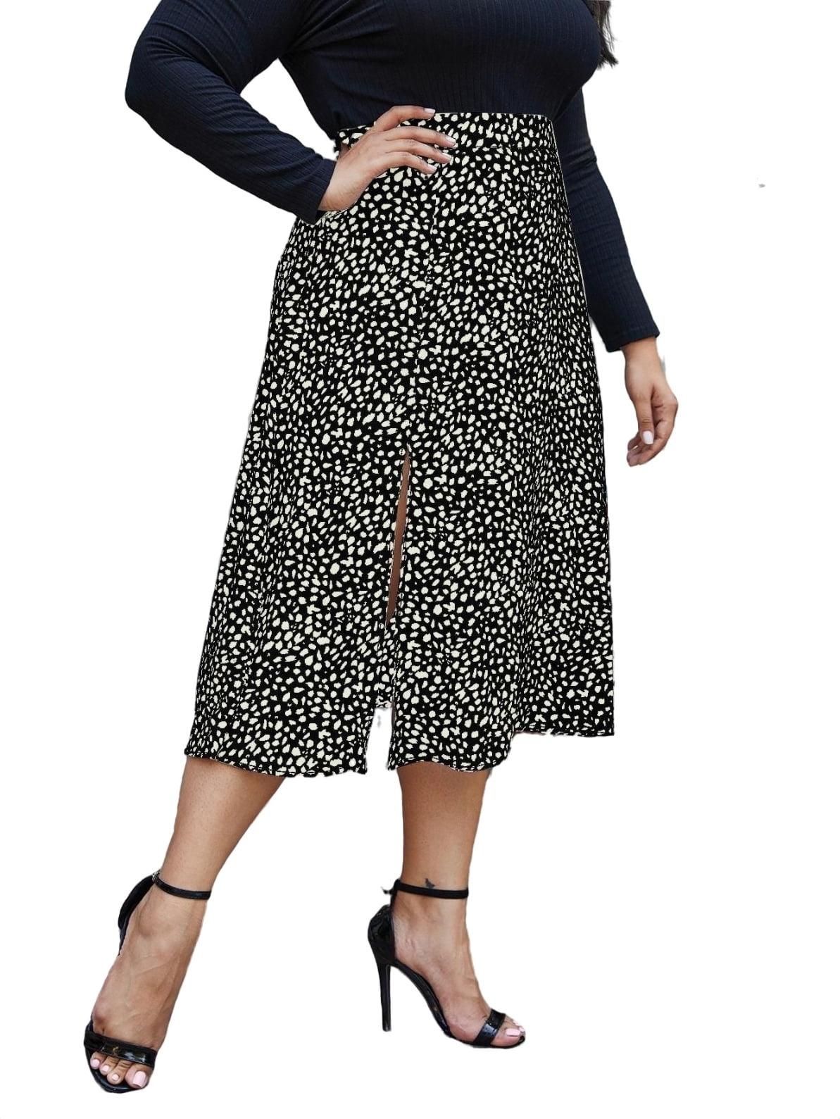 Cheetah midi skirt clearance 4xl