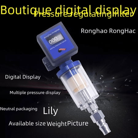 Filter pressure regulating gauge spray gun special water Cabinet pressure regulating valve pressure gauge regulator filter set
