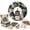 9#Christmas Wreath DIY Kit, variant on Clearance! Christmas Fabric Wreath DIY Kit for Adults & Beginners, Handmade 3D Poke Wreath DIY Kit Holiday Gift for Home Hanging Decor (Santa)
