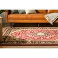 thumbnail image 6 of Well Woven Barclay Medallion Kashan Traditional Oriental & Persian Red 6'7" x 9'6" Area Rug, 6 of 8