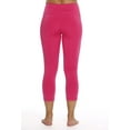 thumbnail image 3 of Just Love Yoga Capri Pants for Women (Magenta, Small), 3 of 3