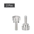 thumbnail image 3 of Tornillos moleteados Unique Bargains M3x10mm latón Niquelado 2uds, 3 of 4