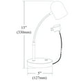 thumbnail image 3 of Dainolite 5W LED Table Lamp, Satin Chrome Finish, 3 of 3
