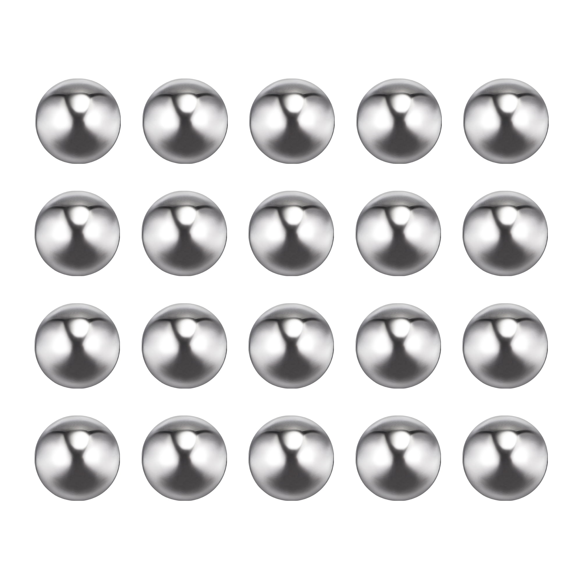 sourcing map 50pcs 12mm 201 Stainless Steel Bearing Balls G1000 Precision