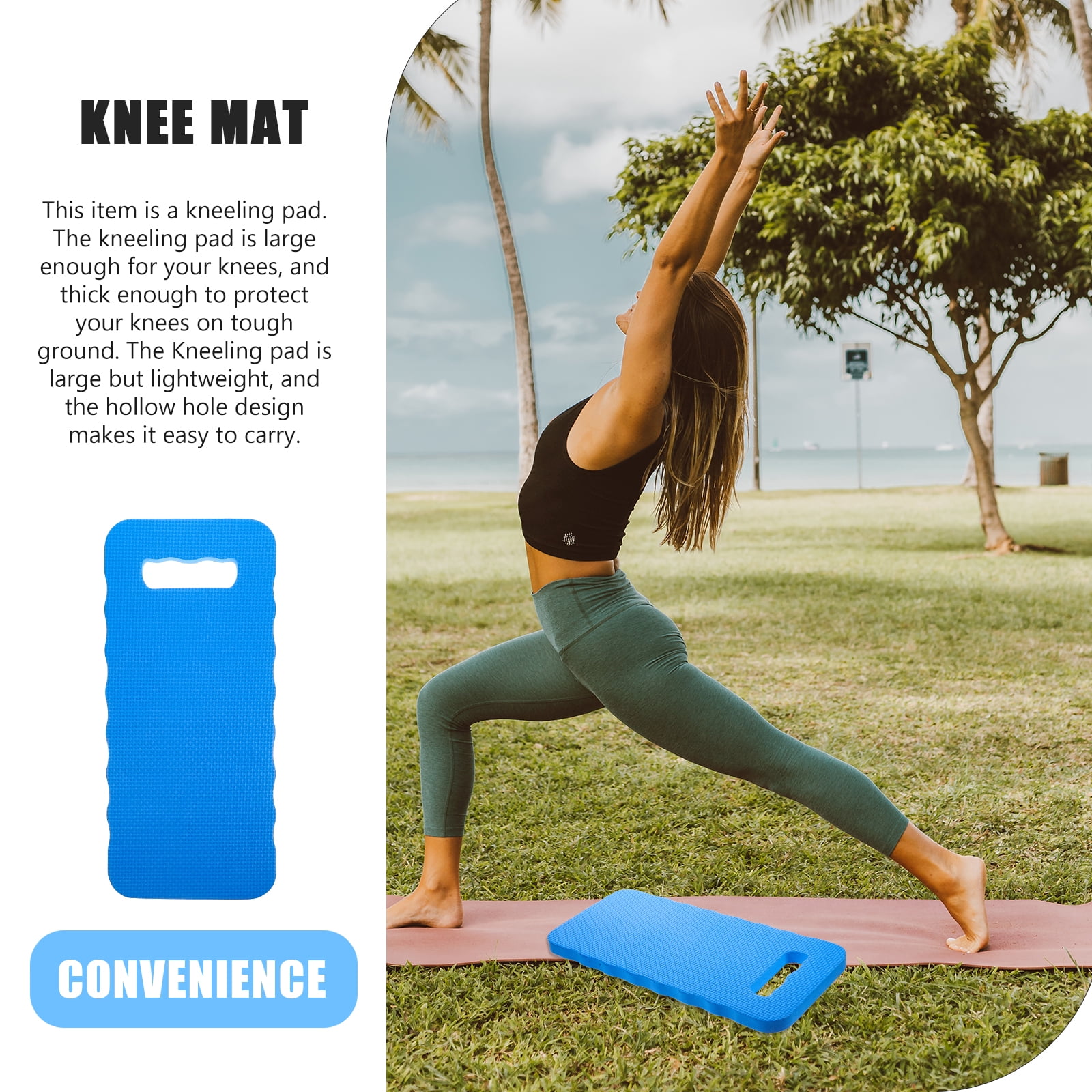 WRISTBIQUE EVA Kneeling Pads Pain Relief Yoga Equipment 8Pack