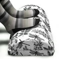 thumbnail image 3 of Dragonfly Foot Rest, Wisteria Flowers and Branches with Leaves in Vintage Sketch Style, Non-Slip Backing Adjustable Ergonomic Memory Foam Leg Support for Office, Charcoal Grey and White, by Ambesonne, 3 of 5