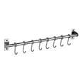 thumbnail image 4 of HLONK Wall Mounted Utensil Rack Stainless Steel Hanging Kitchen Rail with 6/8/10 Removable Hooks, 4 of 12