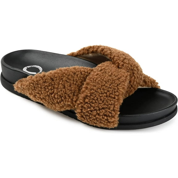 Journee Collection Womens Dalynnda Slipper 6 Brown