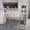 Silver*2, variant on JUFU Set of 4 Transparent Cushioned Bar Chairs with Metal Legs, Modern High Seat for Kitchen or Dining Room