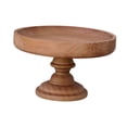 thumbnail image 1 of Soporte para pasteles de madera de diseño vintage, soporte redondo multiusos para postres, ideal para baby showers. Grande, 1 of 9