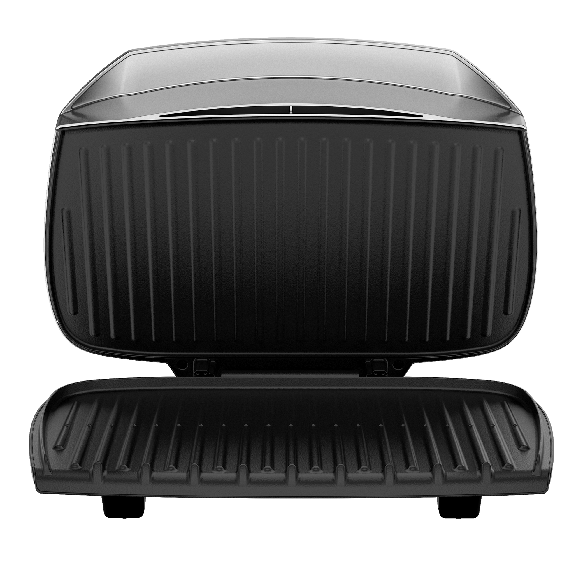 George Foreman 9-Serving Classic Plate Electric Indoor Grill and Panini Press, Platinum, GR2144P - image 5 of 11