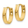 thumbnail image 2 of 14K Yellow Gold Polished Hinged Hoop Earrings, 2 of 4