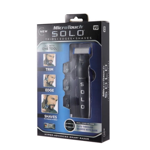 MicroTouch Micro Touch SOLO Rechargeable Trims Edges Razor Shaver As