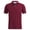 Wine, variant on HOWPAY Men's Polo Shirts Short Sleeve Classic Button Collared T-Shirt Solid Color Stretch Breathablet Casual Loose Fit Workout Golf Shirts Black L