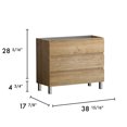 thumbnail image 2 of DAX INTERNATIONAL DAX Costa Single Vanity Cabinet 40 Inches Oak, 2 of 3
