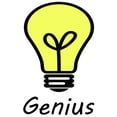 thumbnail image 2 of Men's Genius Lightbulb T-shirt, Large Red - TALL, 2 of 3