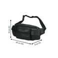 thumbnail image 2 of Leatherboss Genuine Leather Jumbo Fanny Pack with 2 Side Pockets, 2 of 10