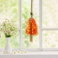 thumbnail image 6 of Colorful Polka-Dot Glass Wind Chime with Wooden Beaters - Beach House Decor, Summer Patio Hanging Ornament, Easy Install Outdoor Garden Accent, 6 of 6