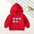thumbnail image 2 of Ccpelsie Kids Hoodies for Boys Cute Printed Sweatshirts Casual Hooded Pullover for Little/Big Kids(Red,3-4 Years), 2 of 7