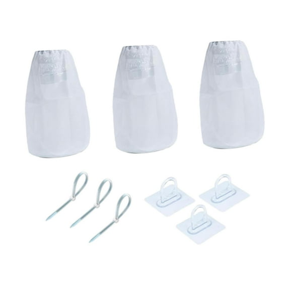 Elodie 3 Pieces Dryer Lint Traps for Ventless Dryer Indoor Outdoor Dryer Vents Accs
