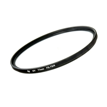 Nikon 77mm Uv Loadstone Studio 77mm UV Protection Filter Lens Accessory for Nikon, Canon, Pentax, DSLR Camera Lens Filters, Gray Cleaning Cloth, Cotton Swab, WMLS3856 ()